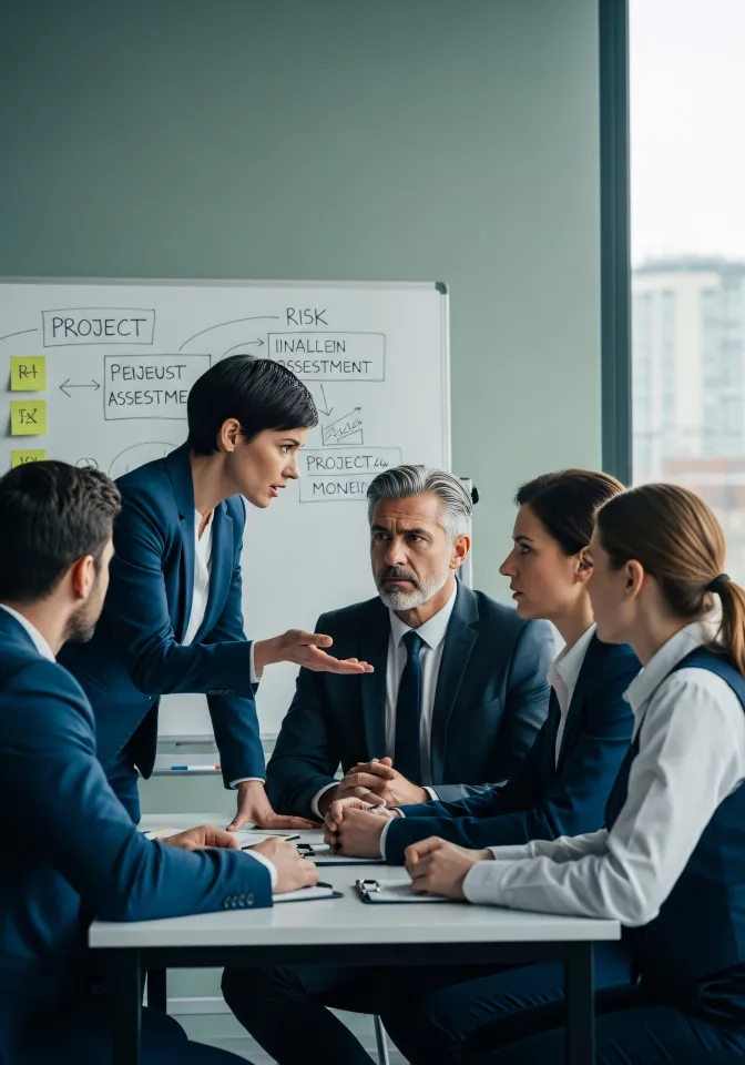 투자자와 스타트업 미팅 현장